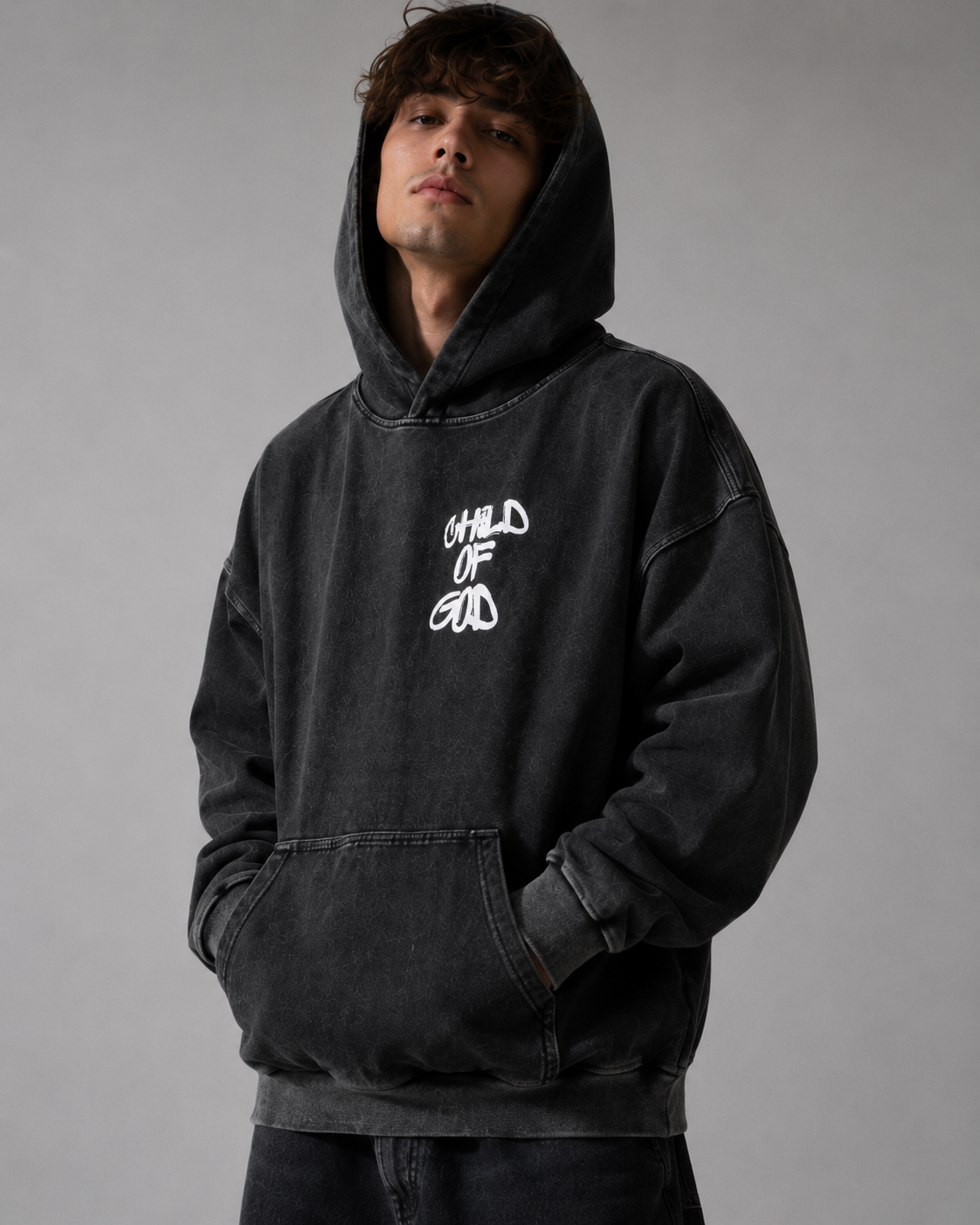 The Sanctuary Heavyweight Hoodie – Acid Onyx