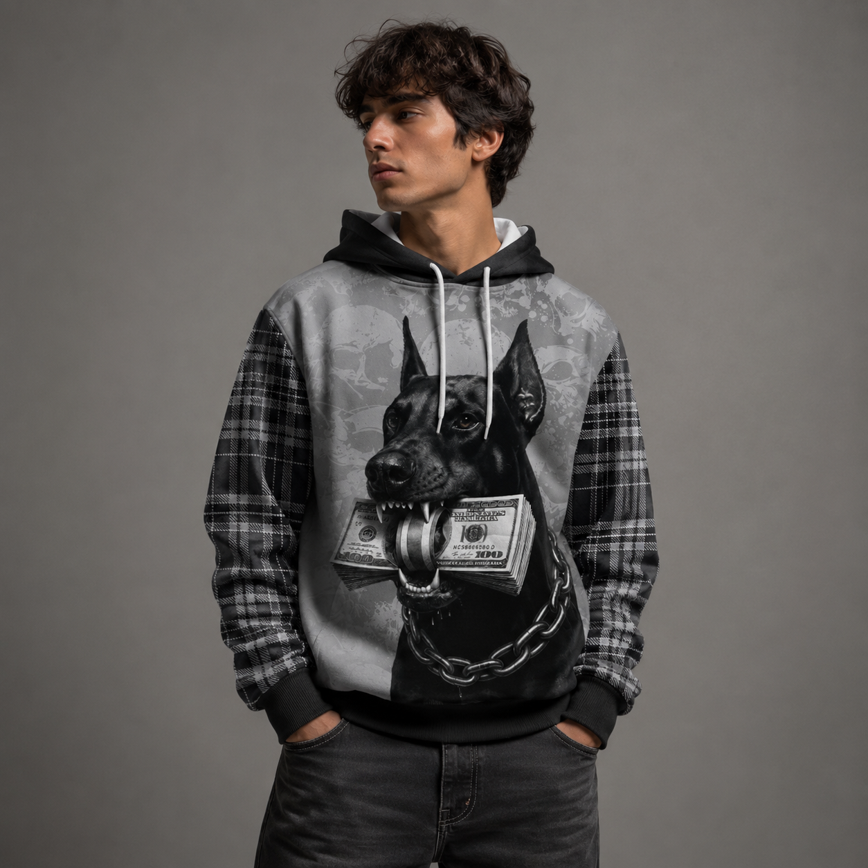 Men's British Style Hooded Pullover