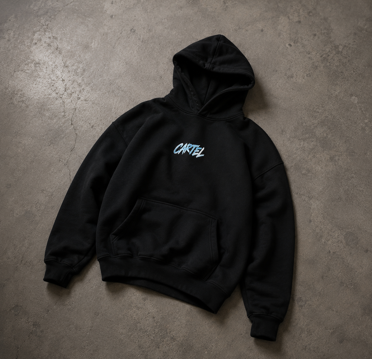 The Syndicate Core Hoodie – Deep Black