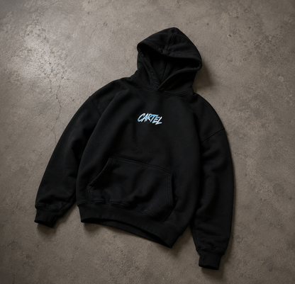 The Syndicate Core Hoodie – Deep Black