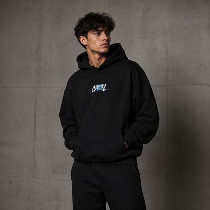 The Syndicate Core Hoodie – Deep Black