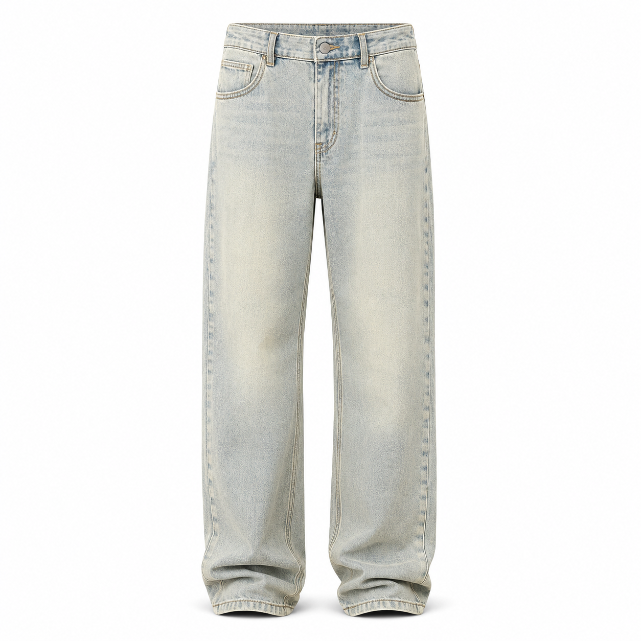 Mens Trendy Straight-leg Loose-fit Fashion Workwear
