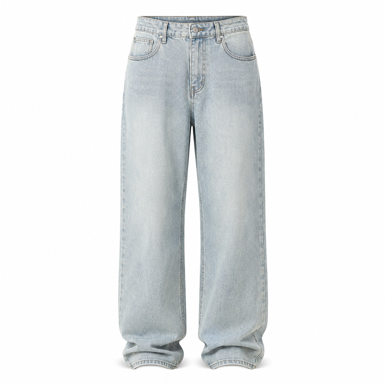 Mens Trendy Straight-leg Loose-fit Fashion Workwear