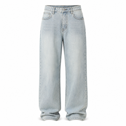 Mens Trendy Straight-leg Loose-fit Fashion Workwear