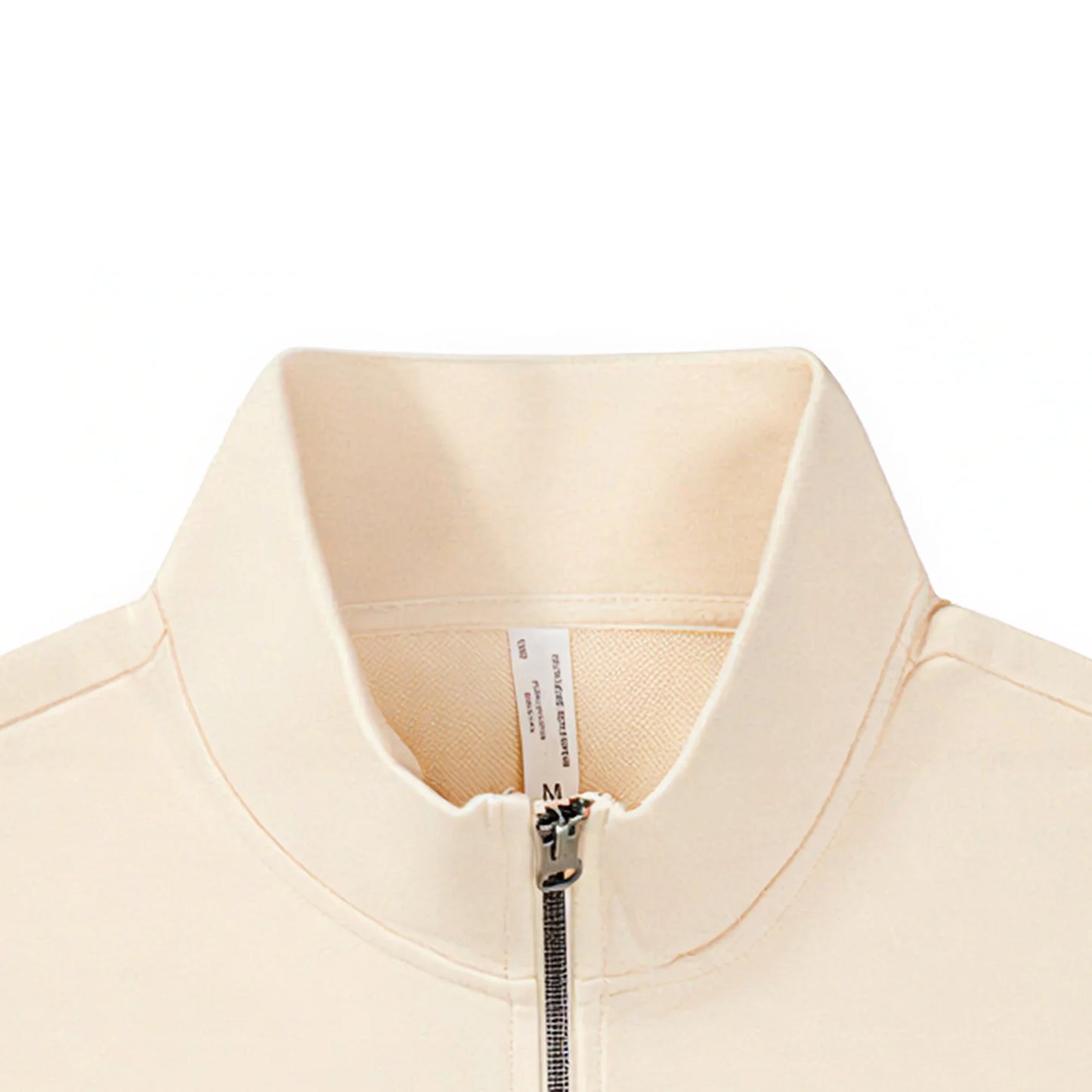 Minimalist Solid Stand Collar French Terry Zip up Loose Casual for Wholesale Men's Hoodies & Sweatshirts Hooded