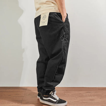 Men's Baggy Tapered Cargo Pants
