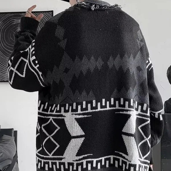 Men's Outerwear Long Sleeve V-Neck Casual Fashion Streetwear