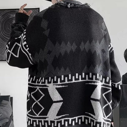 Men's Outerwear Long Sleeve V-Neck Casual Fashion Streetwear