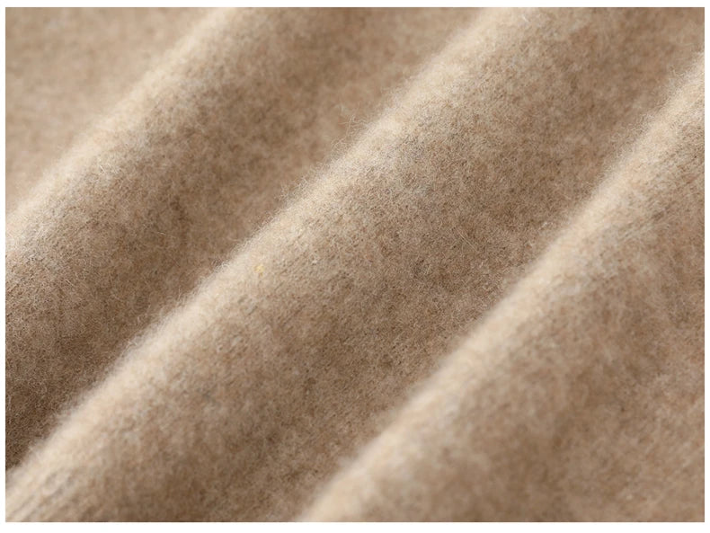 100% wool high neck sweater with pullover for men, autumn and winter warm and full sleeved hot selling new knitted  base sweater