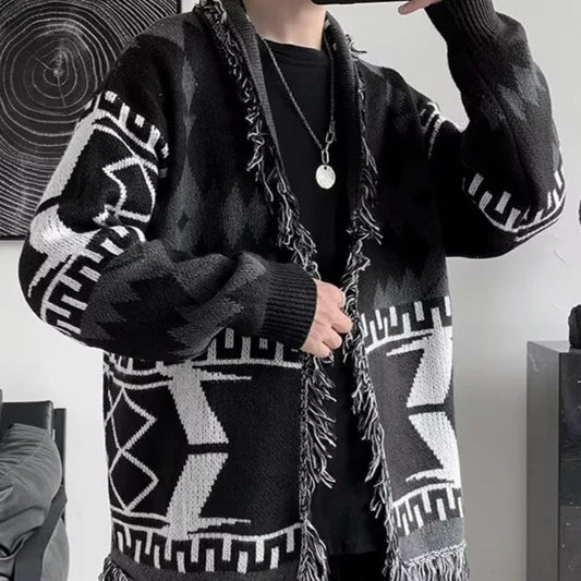 Men's Outerwear Long Sleeve V-Neck Casual Fashion Streetwear