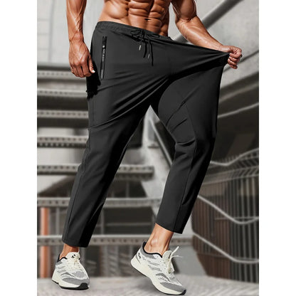 Men's Ice Silk Stretch Joggers