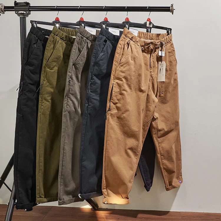 Men's Baggy Tapered Cargo Pants