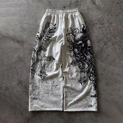 Casual Pants Gothic Oversized Streetwear