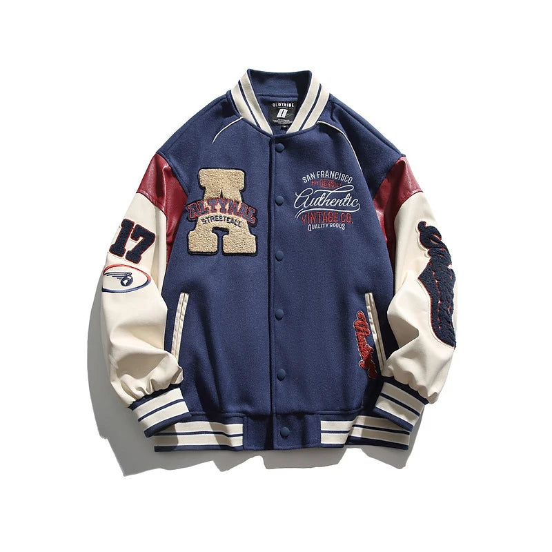 Embroidered Baseball Jacket