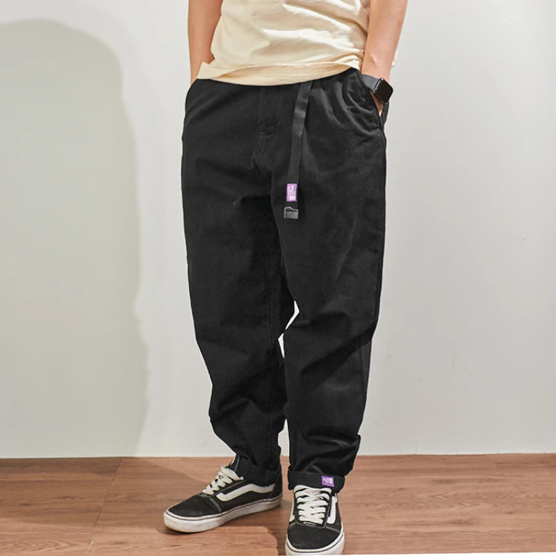 Men's Baggy Tapered Cargo Pants