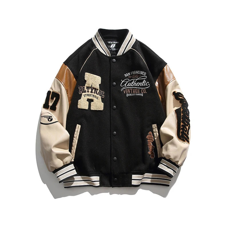 Embroidered Baseball Jacket