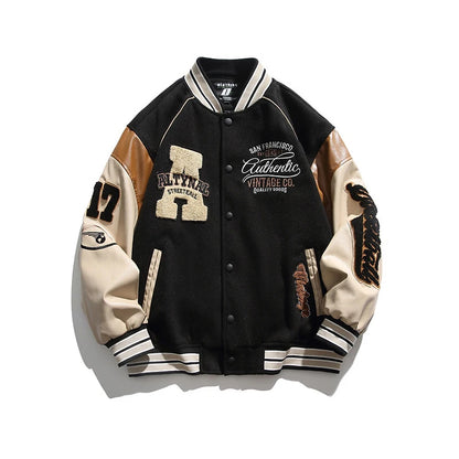 Embroidered Baseball Jacket
