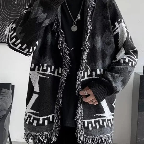 Men's Outerwear Long Sleeve V-Neck Casual Fashion Streetwear