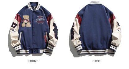 Embroidered Baseball Jacket