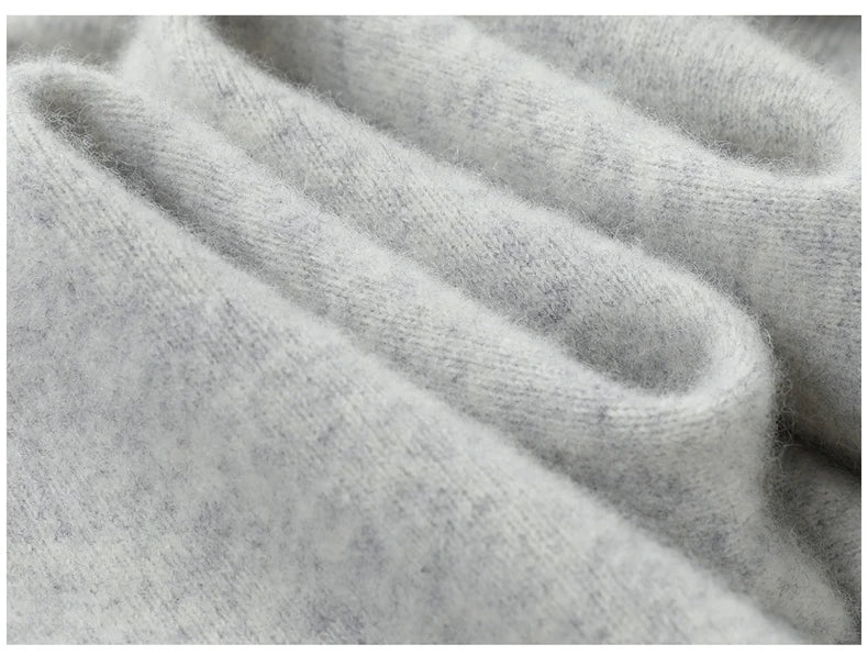 100% wool high neck sweater with pullover for men, autumn and winter warm and full sleeved hot selling new knitted  base sweater