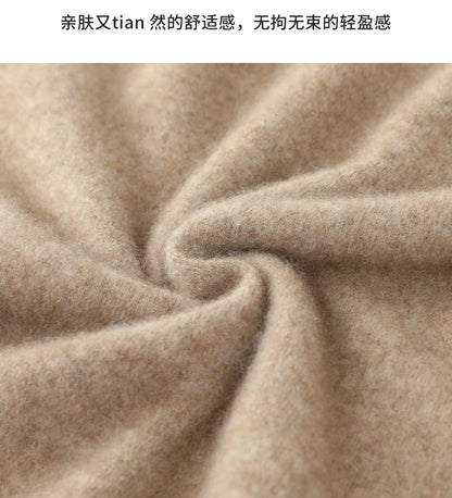 100% wool high neck sweater with pullover for men, autumn and winter warm and full sleeved hot selling new knitted  base sweater