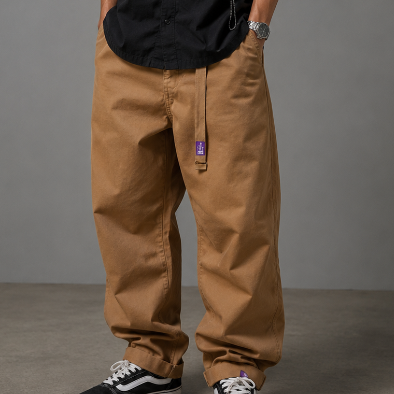 Men's Baggy Tapered Cargo Pants