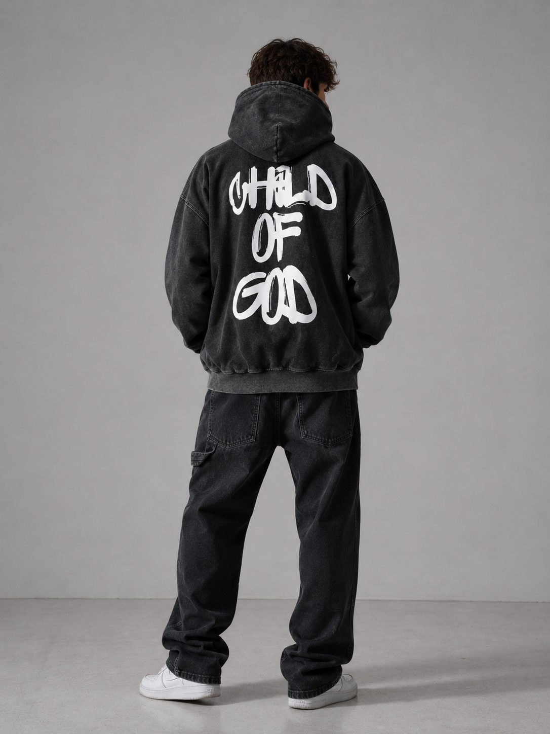 The Sanctuary Heavyweight Hoodie – Acid Onyx