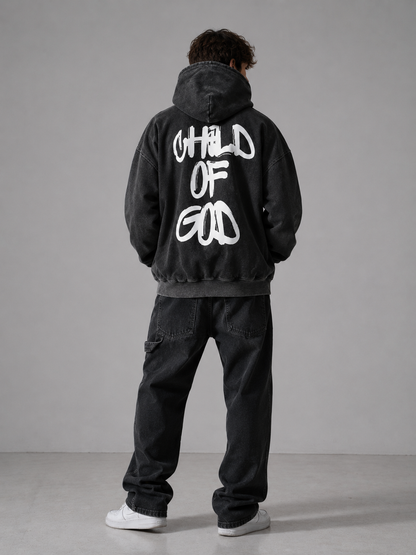 The Sanctuary Heavyweight Hoodie – Acid Onyx